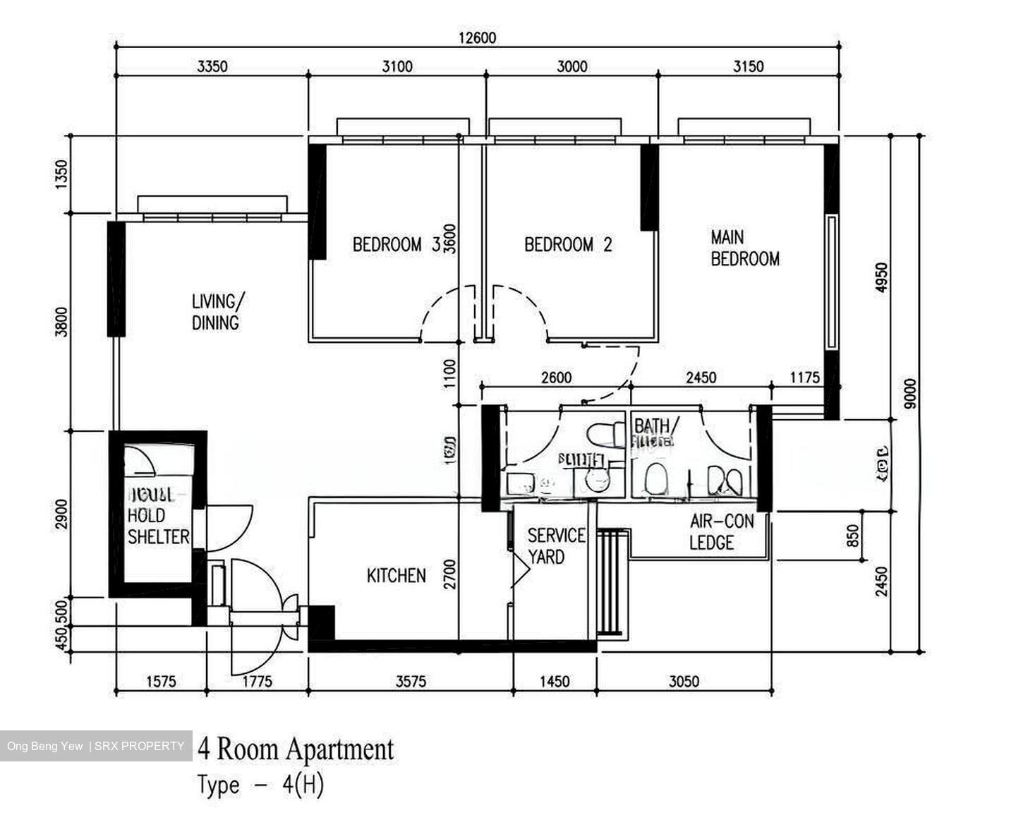 Blk 288A Compassvale Cape (Sengkang), HDB 4 Rooms #634545291